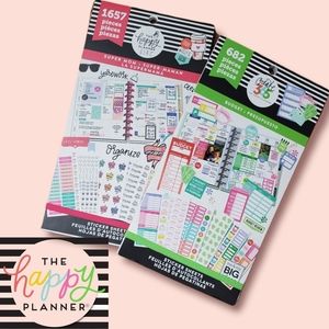 The Happy Planner Sticker Books / 2 Books included